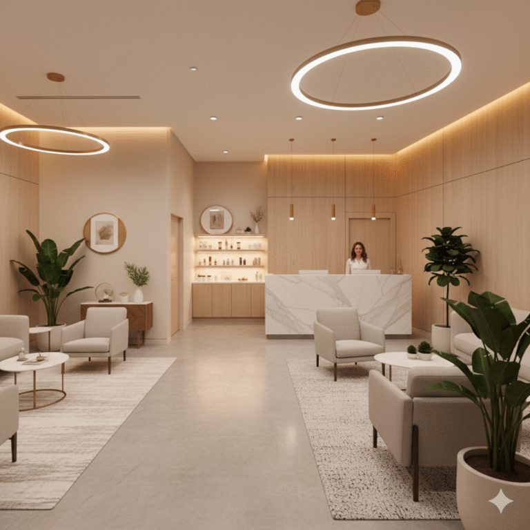 luxury medspa reception