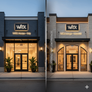two locations of medspas one named Katy WRTX and another Memorial WRTX